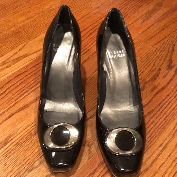 Black patent leather pumps - Picture 1 of 4